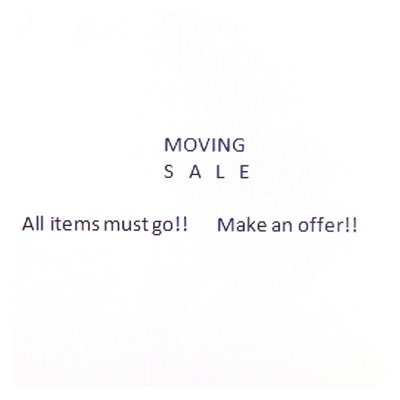 Moving sale!! MUST SELL EVERYTHING!! - Picture 1 of 1